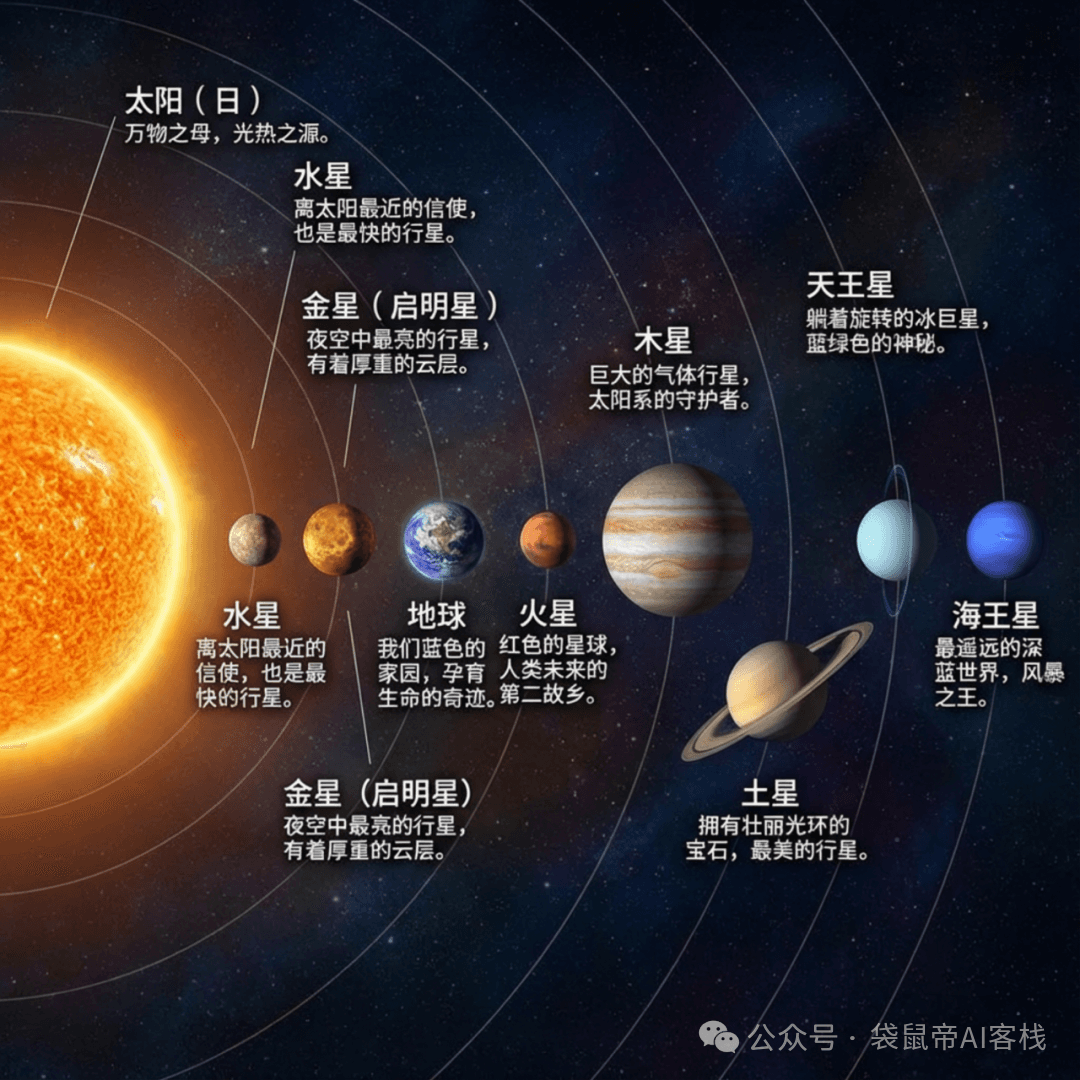 Solar System Planets Guide - Output