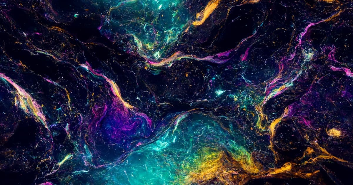 Futuristic visualization of AI art trends