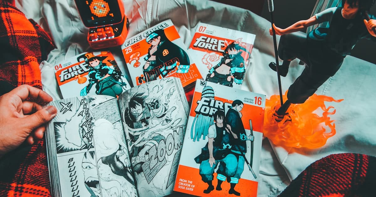 Various anime style AI generated characters and landscapes