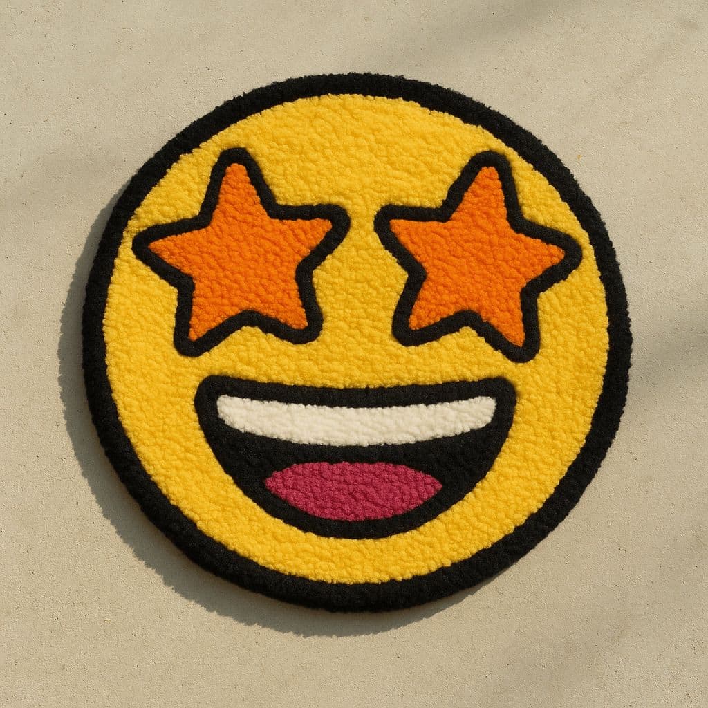 Emoji 簇绒地毯 - Output