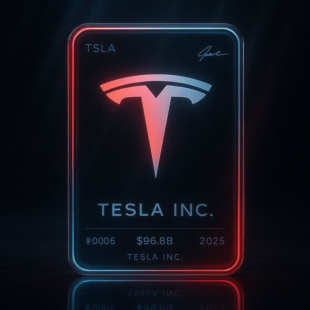 Futuristic Logo Trading Card - Output