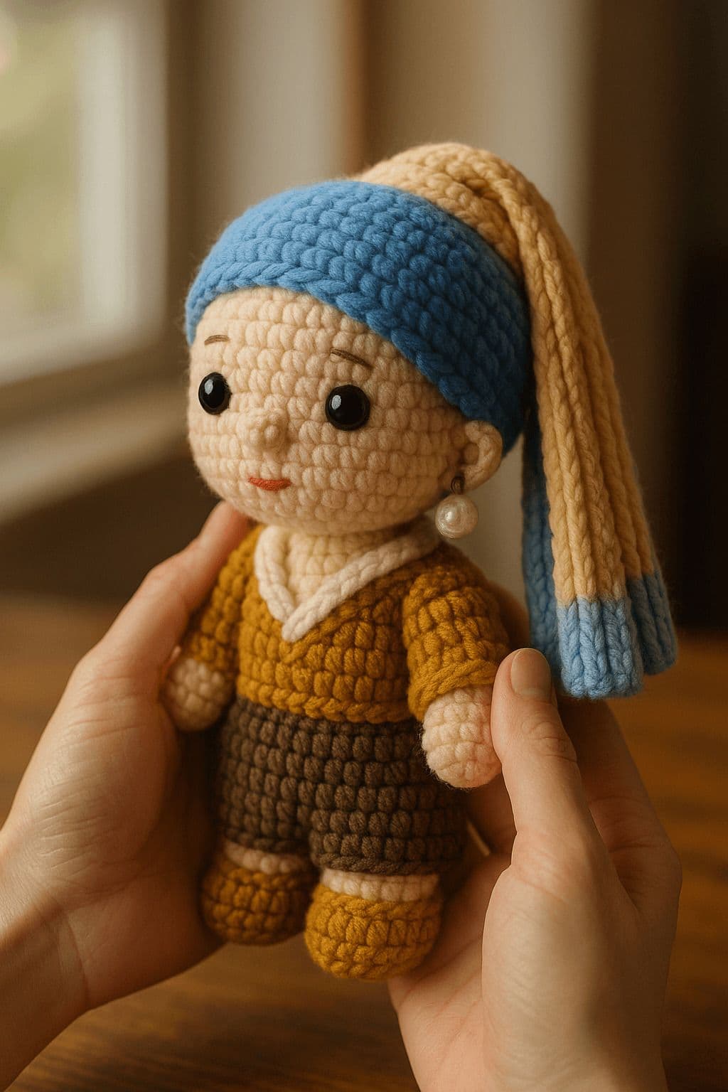 Adorable Warm Knitted Doll