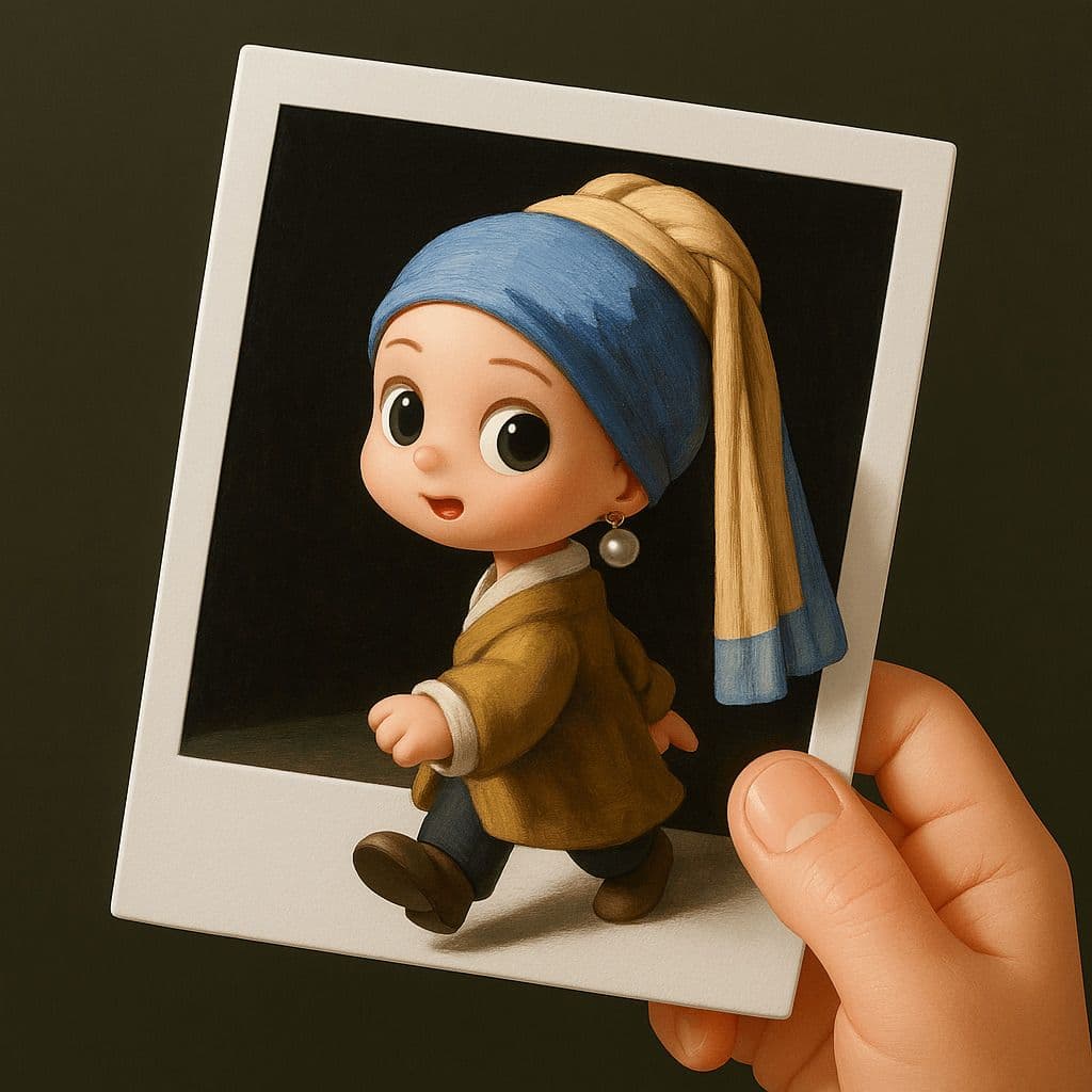 กรอบรูปตัวละคร 3D Q-Style - Input