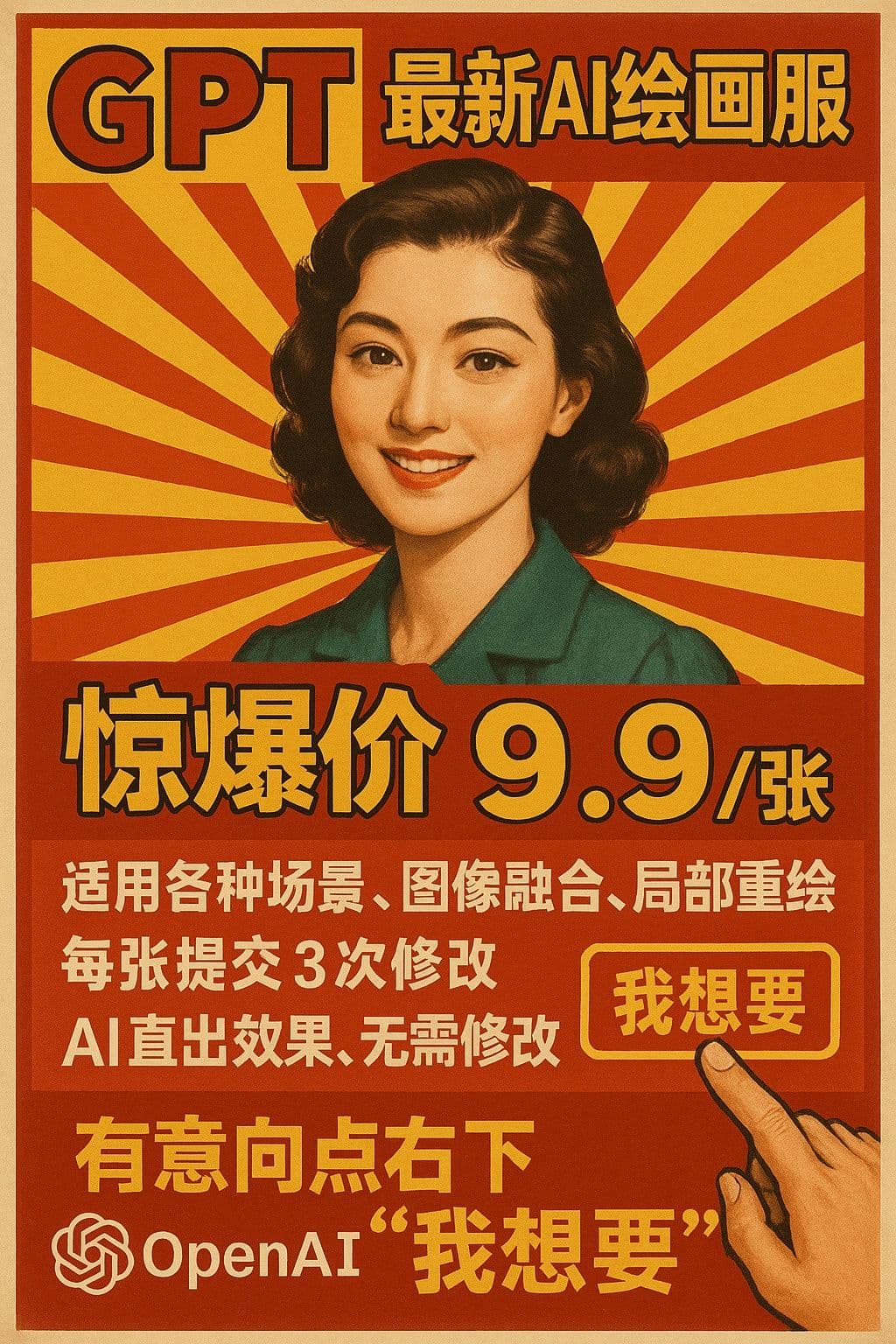 Retro Propaganda Poster - Input
