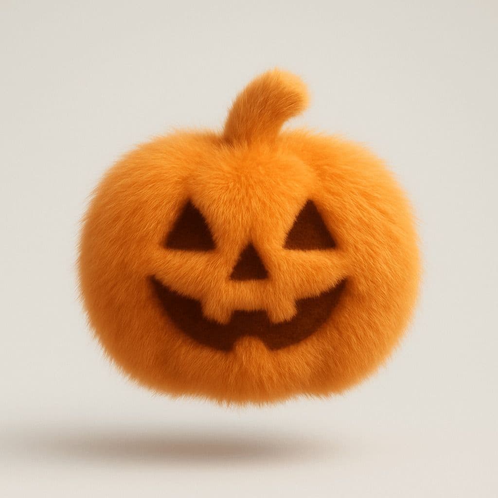 Fluffy Jack-o'-Lantern - Output