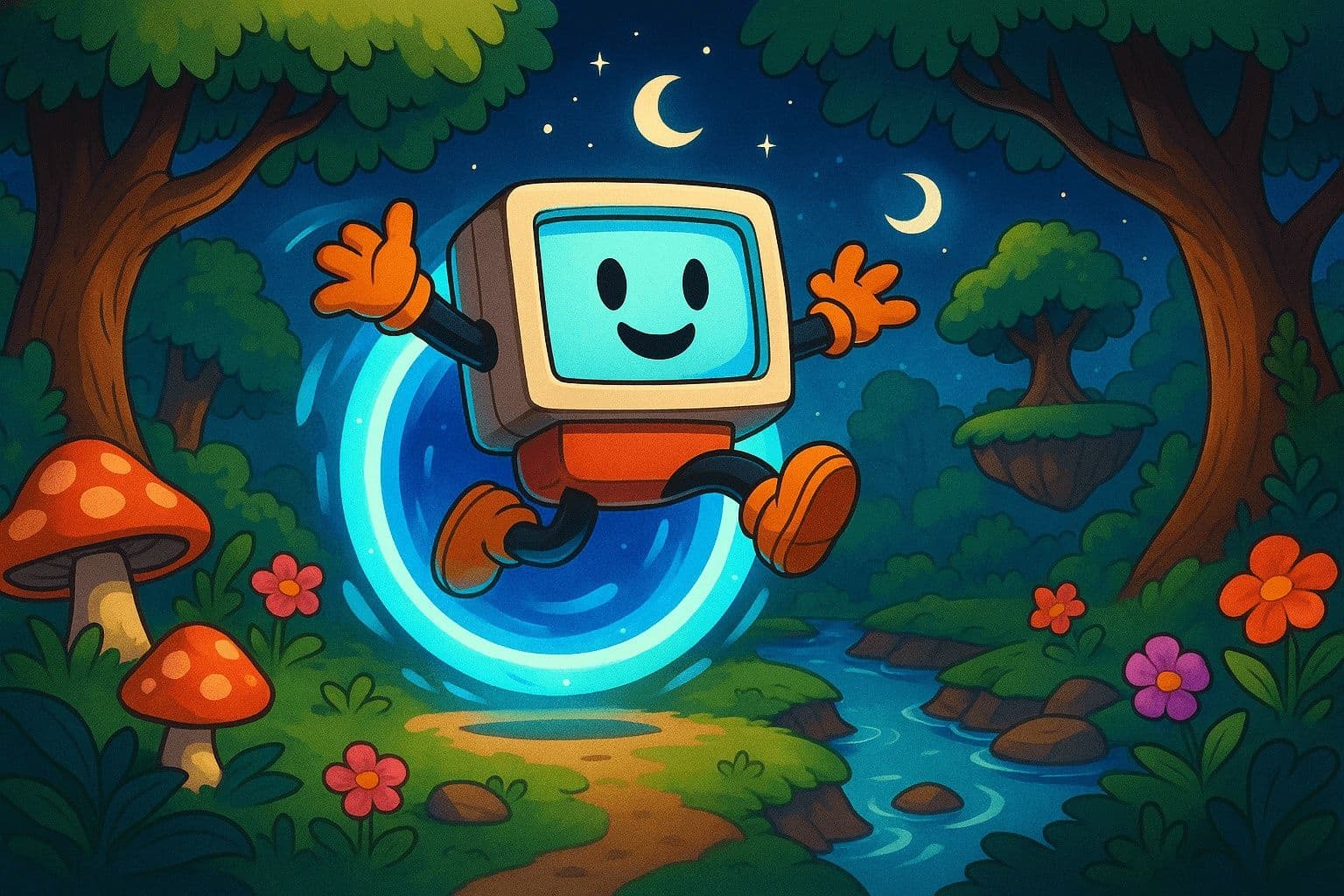 Fantasy Cartoon Illustration - Output