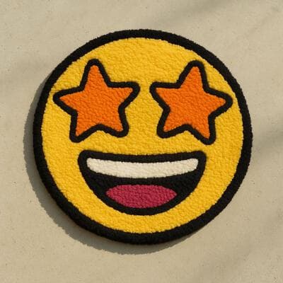 Emoji Tufted Rug - Input