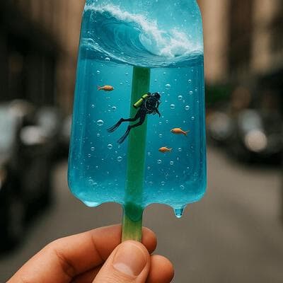 奇幻水下场景冰棒 - Input