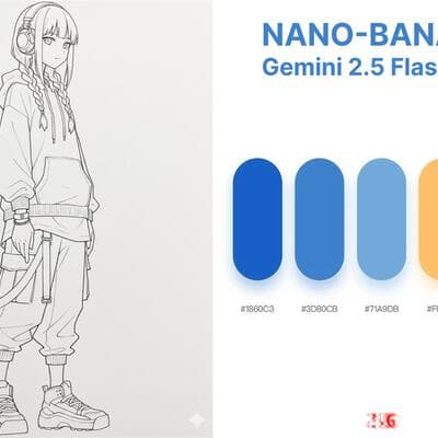 色卡线稿上色 - Input