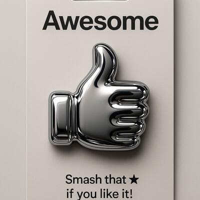Chrome Emoji Badge