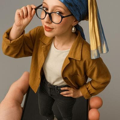 Perspective 3D Pop-out Effect
