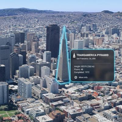 Real-World AR Information Overlay