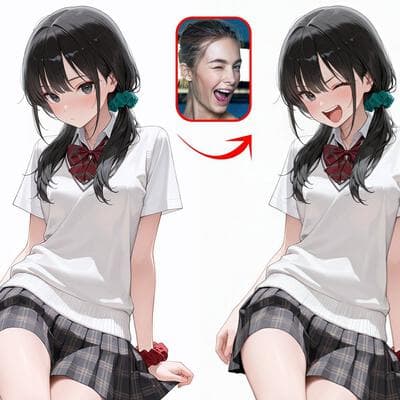 参考图控制人物表情 - Input