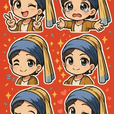 Q 版表情包制作 - Input