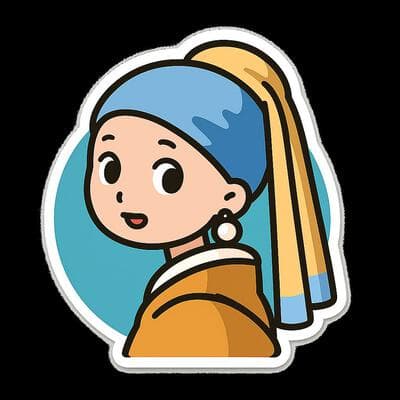 Flat Sticker Design
