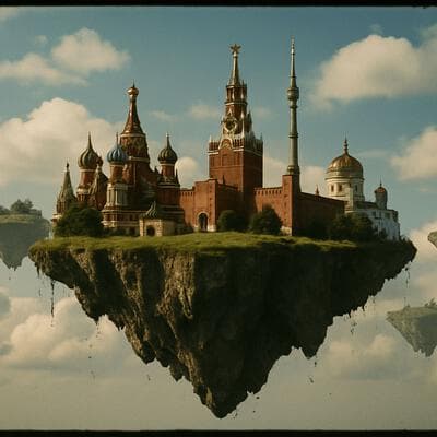 35mm Film Style Floating Island