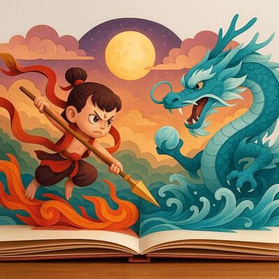 Foldable Paper-Cut Pop-Up Book