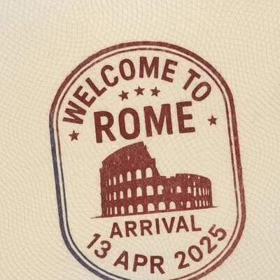 Passport Entry Stamp