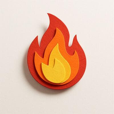 Papercraft-Style Emoji Icon