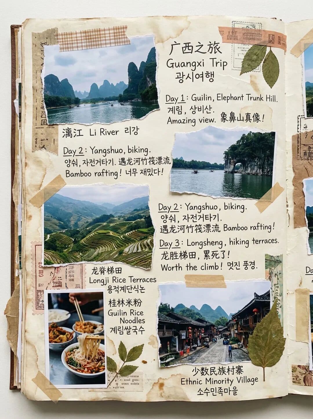 Multi-language Travel Journal