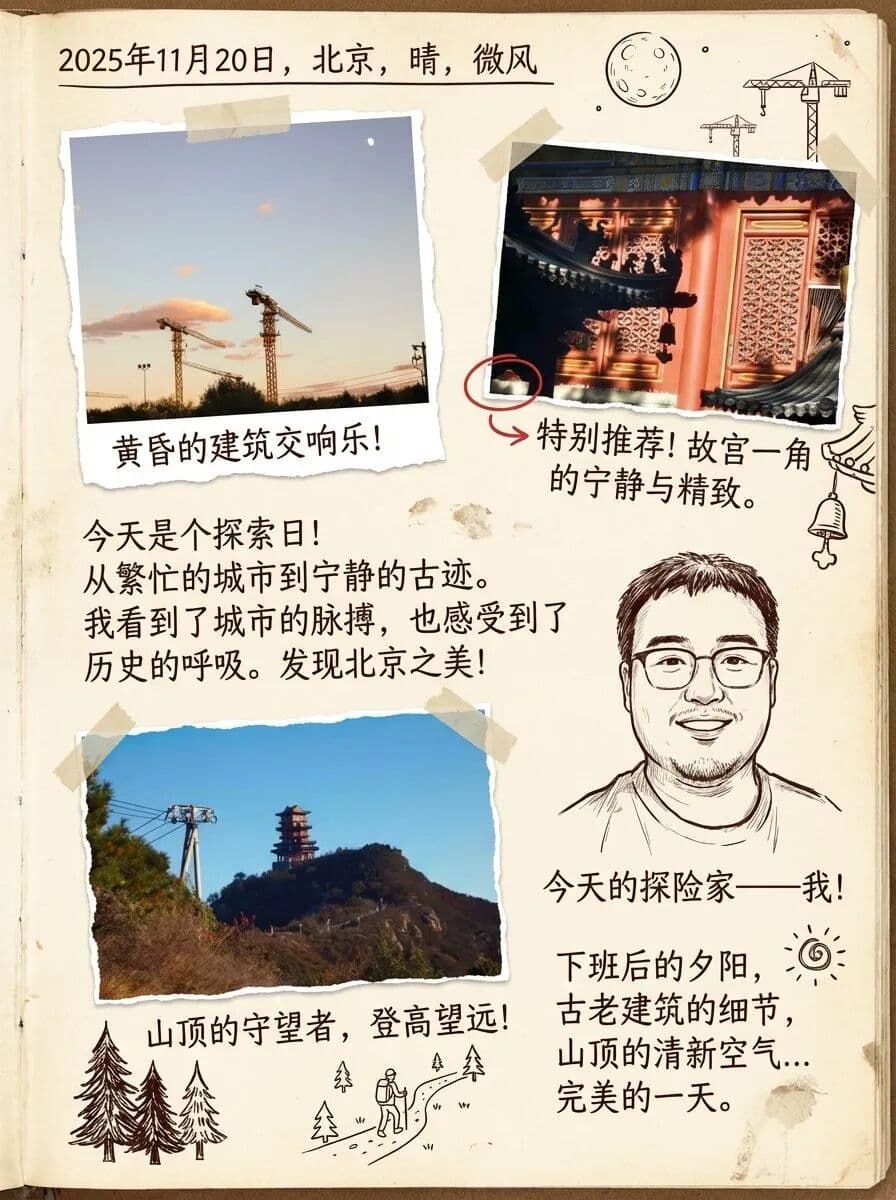 Multi-image Handwritten Diary