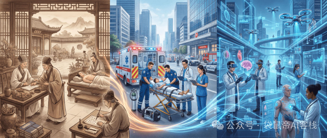 Medical Evolution Triptych - Output