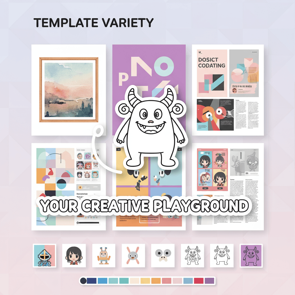 Variedad de plantillas