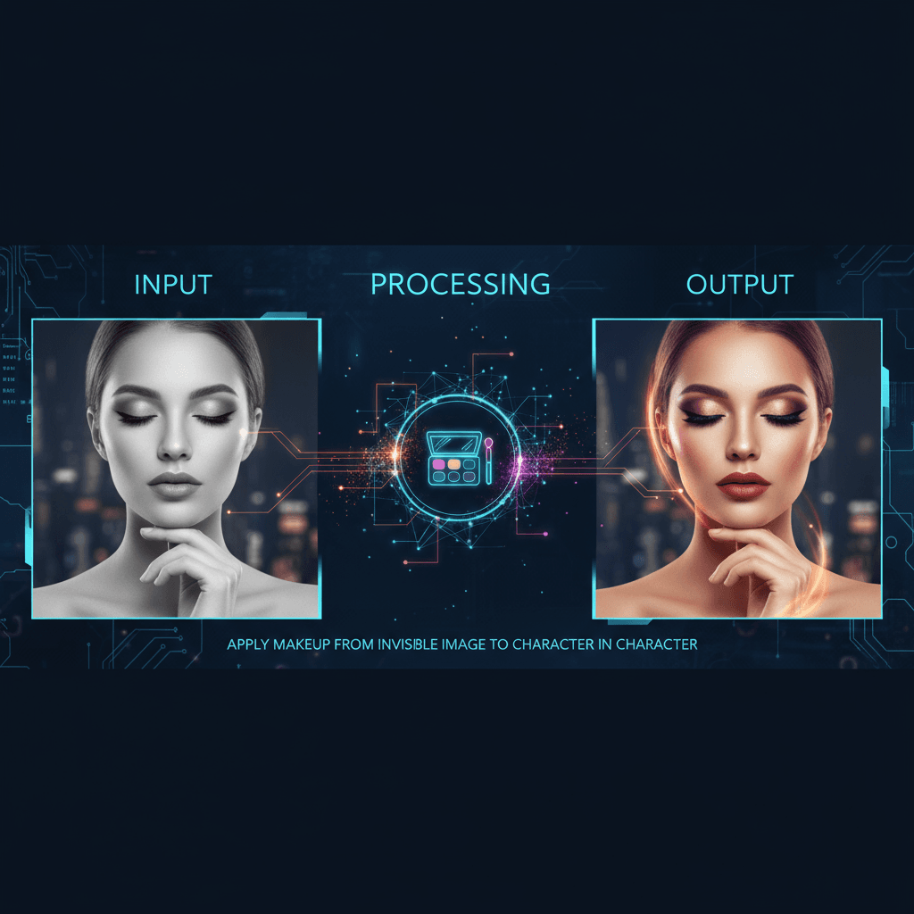 AI生成的虚拟试妆工具,为人物应用指定妆容效果,轻松实现个性化妆容体验。