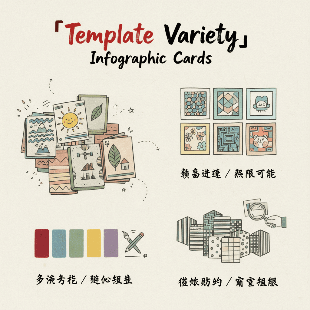 テンプレートの多様性