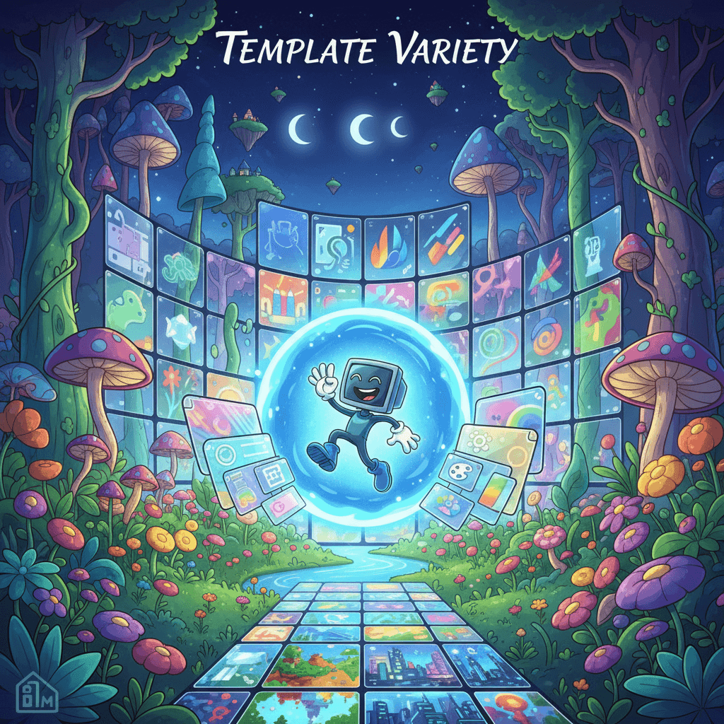Variedad de plantillas