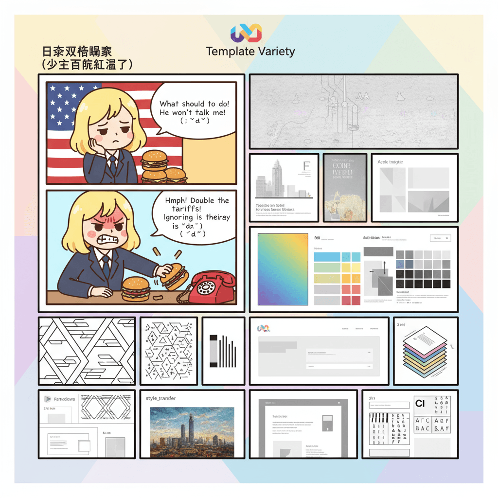 Variedad de plantillas