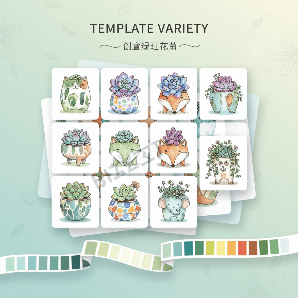 Variedad de plantillas