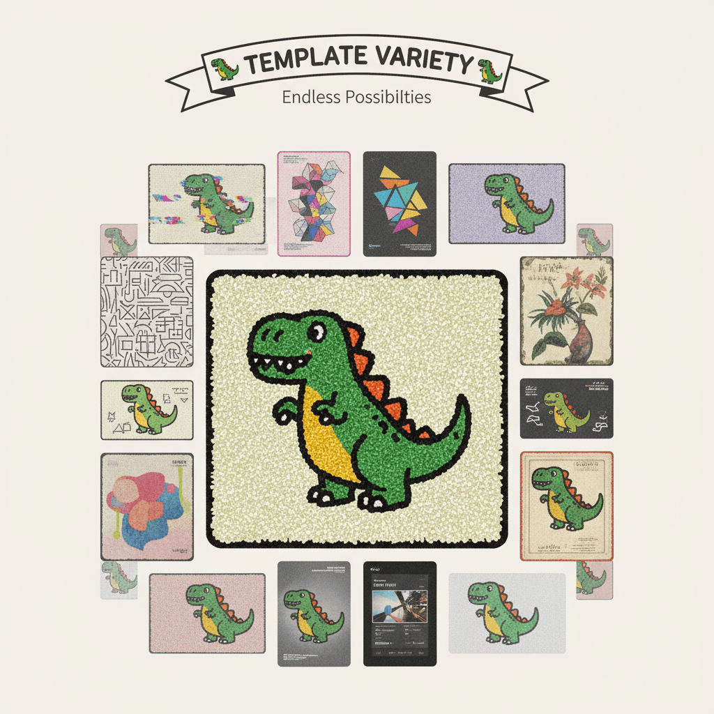 تنوّع القوالب