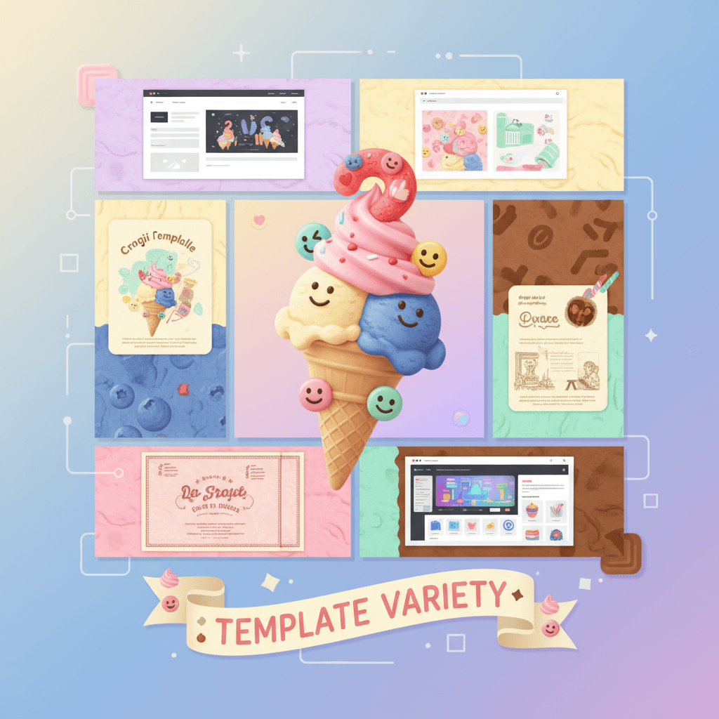 Variedad de plantillas