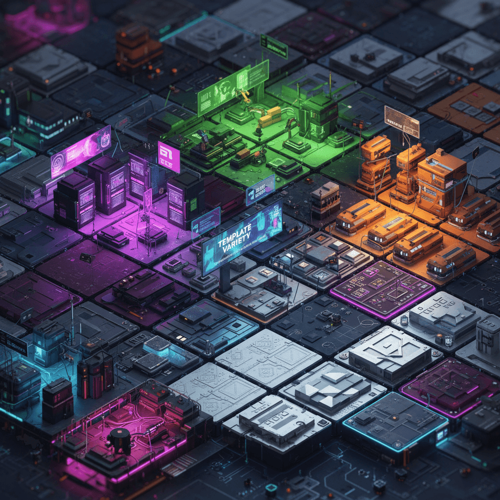 템플릿 다양성