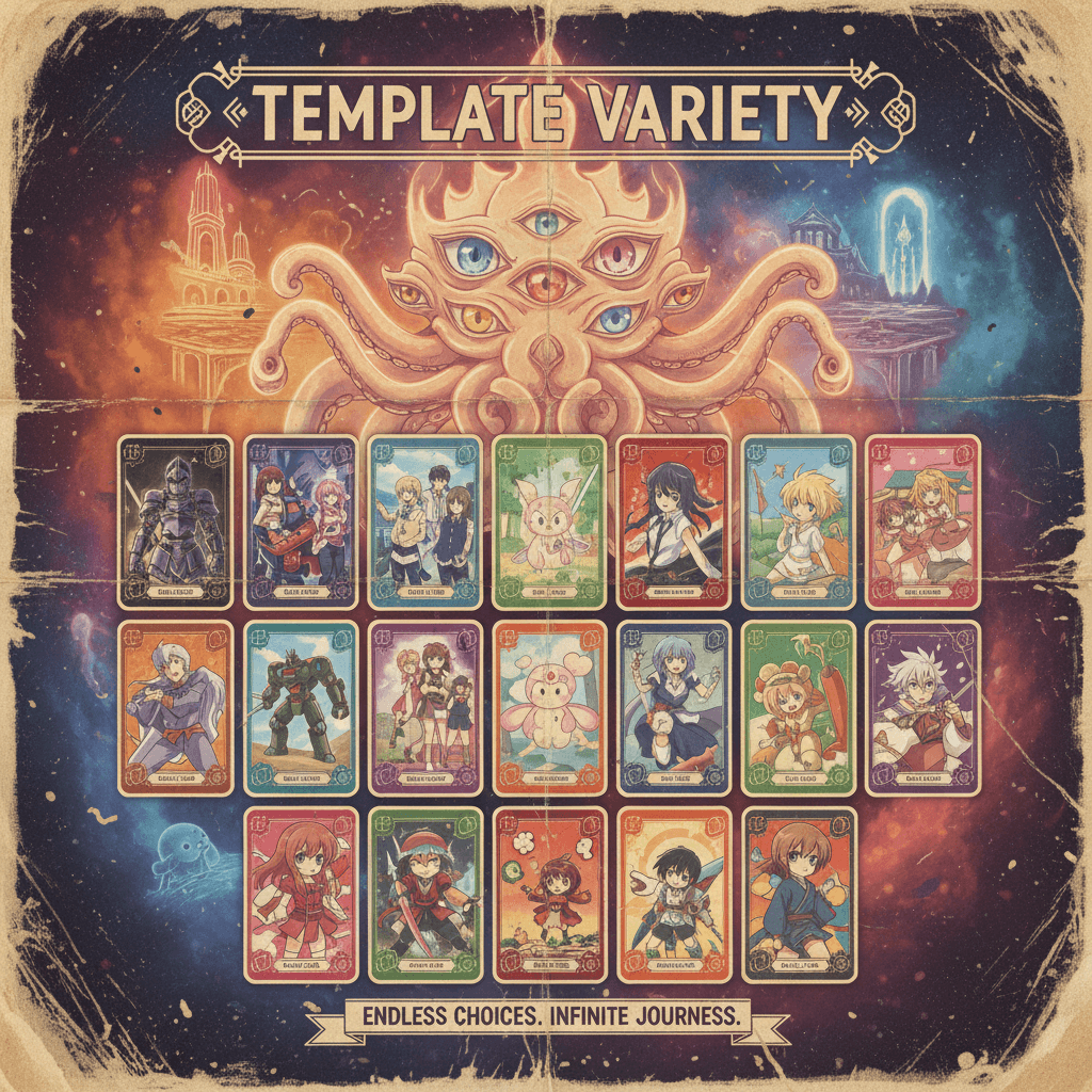 Variedad de plantillas