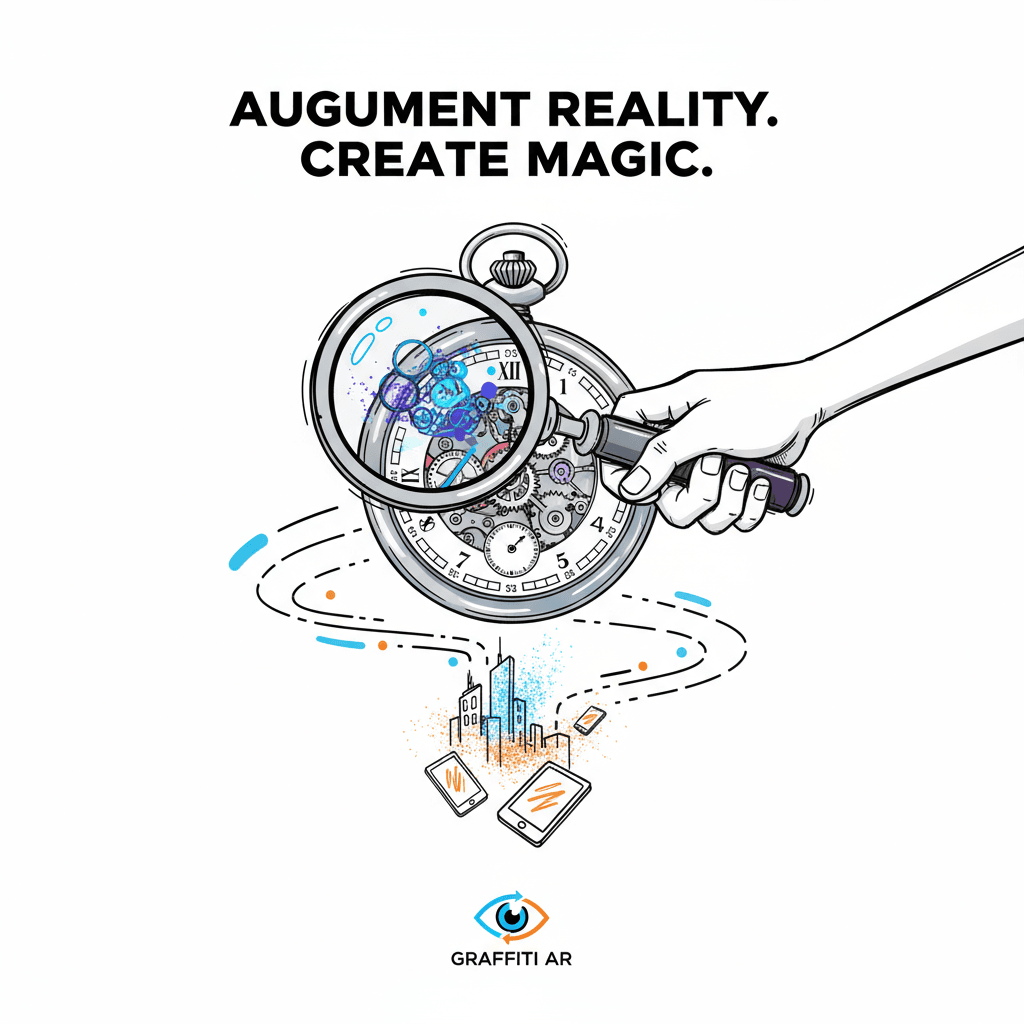 실제 물체와 장난기 가득한 낙서를 결합한 예술적인 광고로 AR을 통해 창의성과 참여를 보여줍니다. AI 기반 혁신.