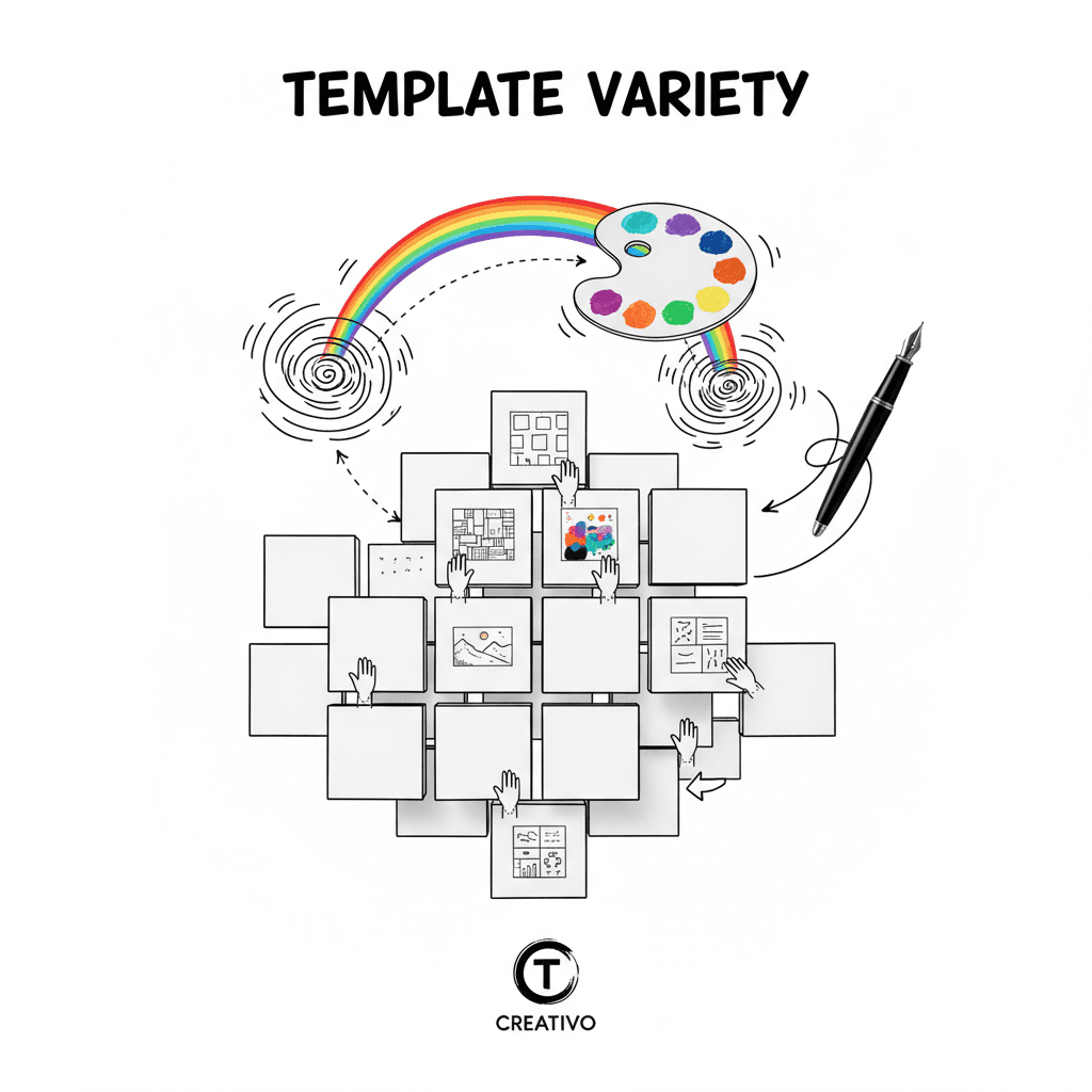템플릿 다양성
