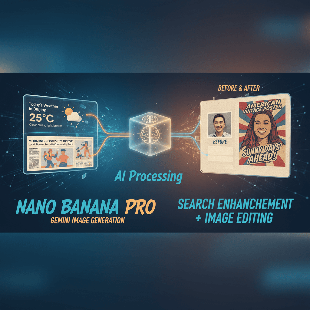 Stunning style transfer example created with Nano Banana Pro, showcasing AI generation in search and image editing.