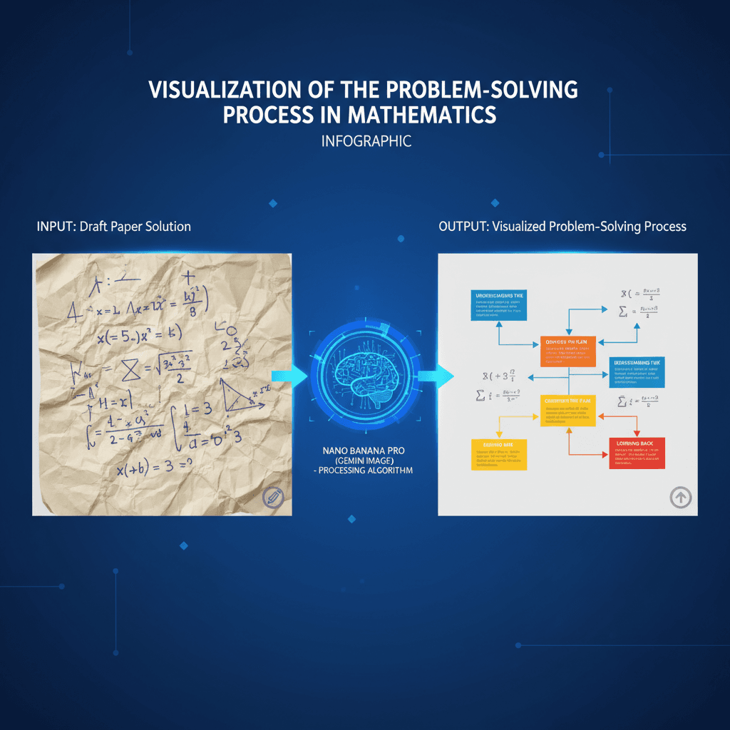 Infographic created with Nano Banana Pro: Math Problem Visualization showcasing AI generation for enhanced understanding.