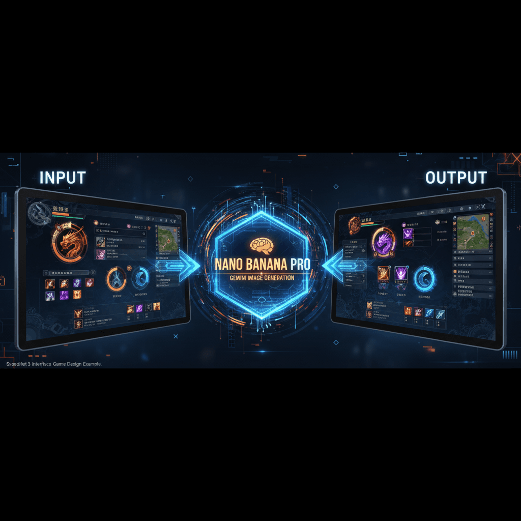 Stunning game design example of JX3 Game Interface, created with Nano Banana Pro AI generation.