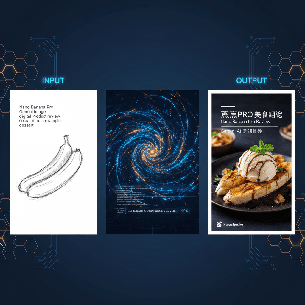 Xiaohongshu Cover (Tech) created with Nano Banana Pro for stunning AI generation in social media.