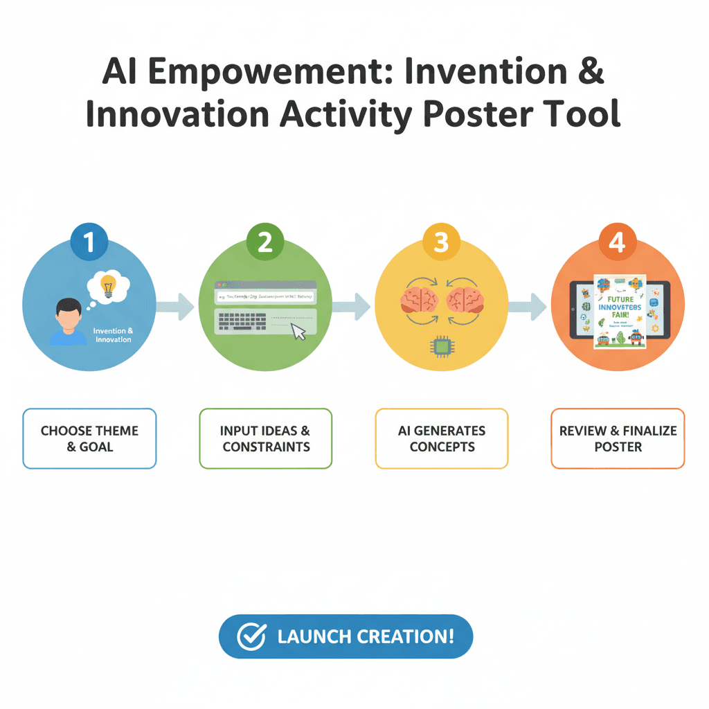 使用步骤展示活动海报设计,工具类别为AI工具,简易操作,轻松生成精美海报。