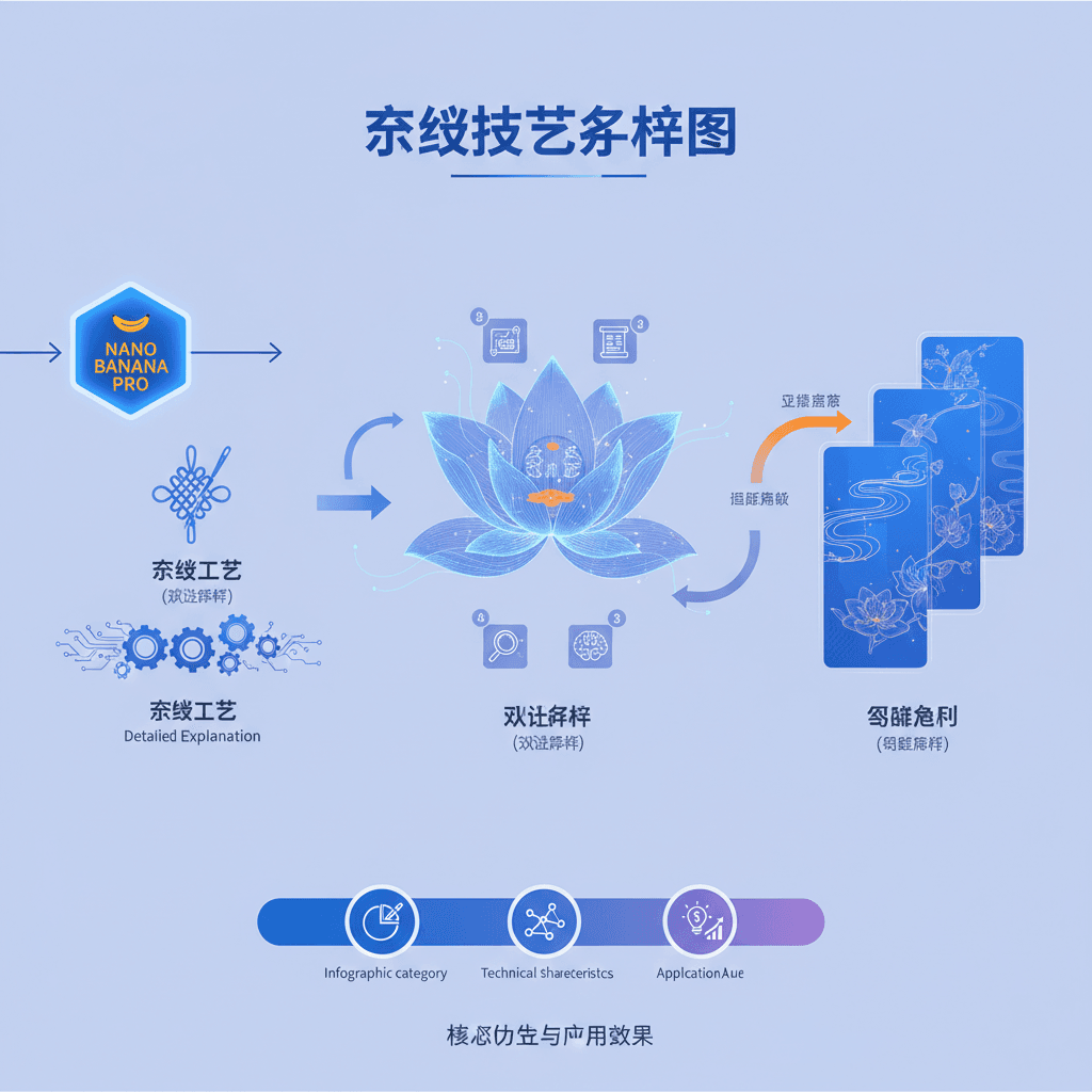 苏绣工艺解说图,AI生成的精美信息图,展示苏绣技艺与应用价值。