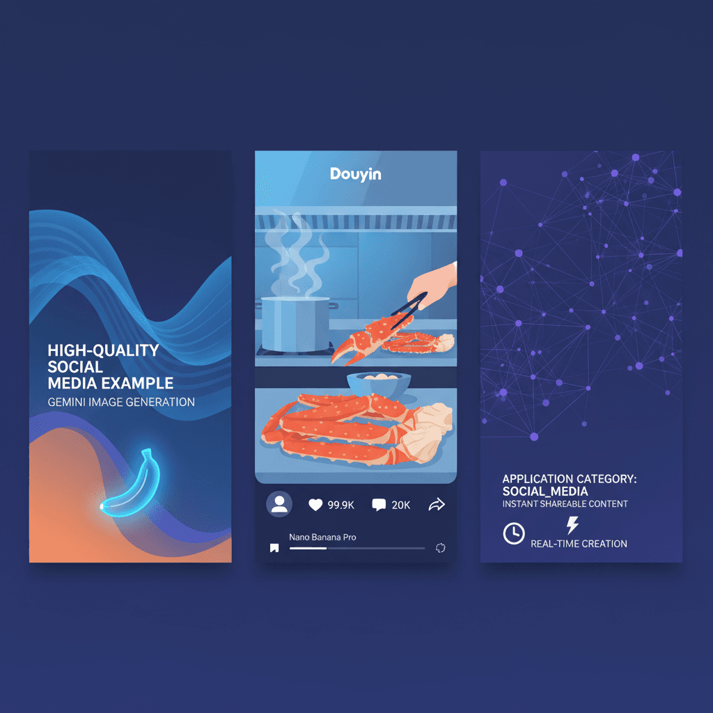 使用Nano Banana Pro生成的抖音短视频截图,展示AI在社交媒体内容创作中的应用价值。