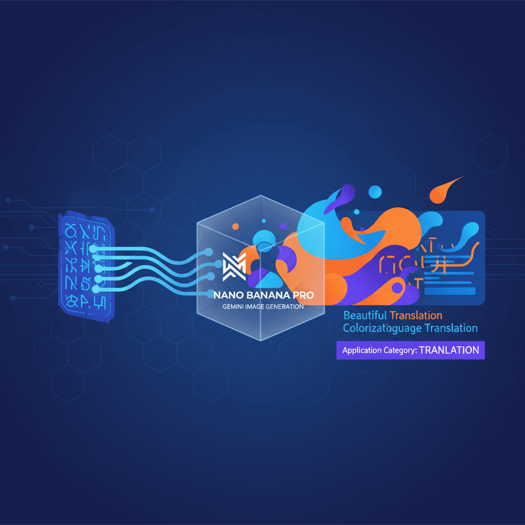 精美古语翻译示例,使用Nano Banana Pro AI工具生成,展示翻译艺术的魅力。