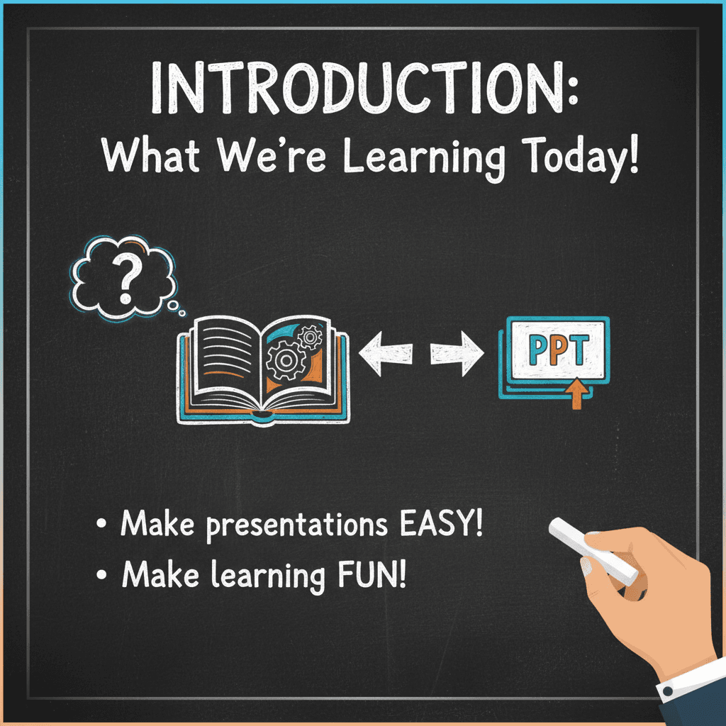 手绘板书风格的PPT示例,使用Nano Banana Pro AI生成,适用于演示文稿创作。