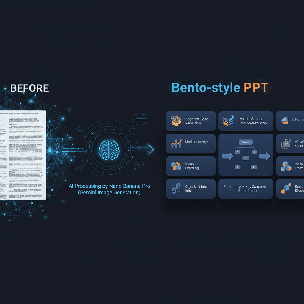 使用 Nano Banana Pro 创建的AI生成Bento便当盒风格精美PPT演示示例。