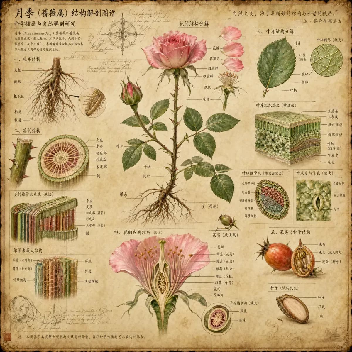 Exploded View of Plant Anatomy
