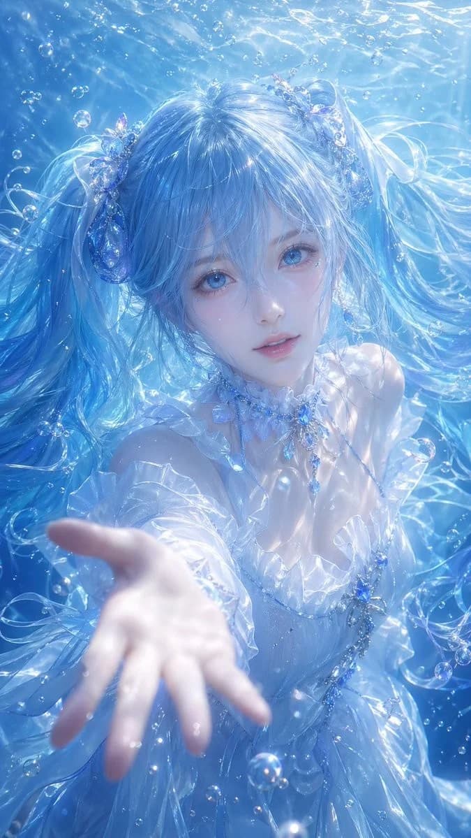 水中ファンタジーCG